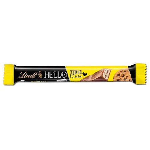  Lindt Hello Cookies & Cream Stick, Schokolade, 37g Riegel 44,59€/1kg