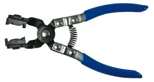 SW-Stahl 45000L Schlauchklemmzange, für CLIC und CLIC-R Schellen I Schlauchklemmenzange Kunststoffgriff I Schlauchschelle Zange drehbar I KFZ Schlauchklemmenzange