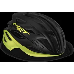 MET Sport Estro MIPS Helm, Schwarz/Gelb
