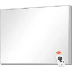 KESSER® Infrarotheizung mit Thermostat - Elektroheizung mit IP44 Schutzklasse und 28 Routineprogrammen, ideal für effizientes Heizen und optimalen Spritzwasserschutz. Perfekt für Altbauten – KESSER macht den Winter angenehm!