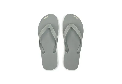 flip*flop Originals Herren Zehentrenner - Grau (granite 0310), 41 EU - Veganer Sandalen für Herren, maschinenwaschbar bei 30°C und wasserfest - ideal für den Sommer!