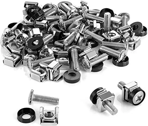 Poppstar M6 x 20mm Rack-Schrauben & Käfigmuttern-Set für 10