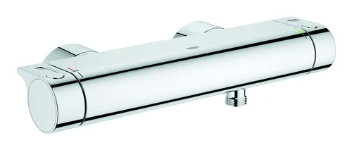 Grohe Grohtherm 2000 Brause Thermostat 34169001 - Chrom, Aufputz - Duscharmatur mit CoolTouch Sicherheitsgehäuse und TurboStat Kartusche für konstante Wassertemperatur. EcoJoy Technologie reduziert Wasserverbrauch um bis zu 50%.