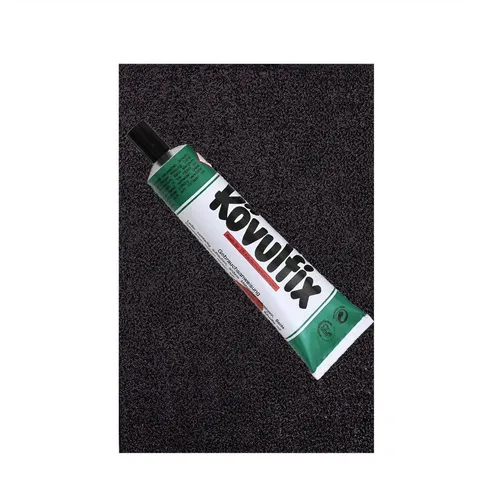Transtop Schuhreparatur Absatzgummistück schwarz + 90g Tube Kövulfix Schuhkleber