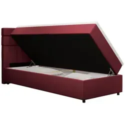 Panda Möbel Boxbett, Rot, 90x206 cm, Oeko-Tex® Standard 100 in rot von PANDA MÖBEL