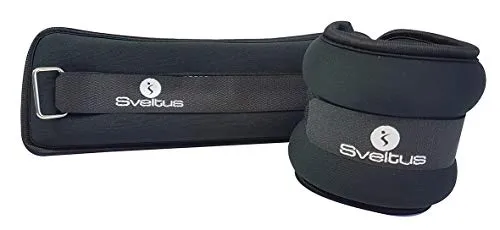 Neoprene Weighted cuffs 500 gr x 2, Schwarz