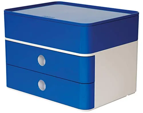 HAN Schubladenbox Allison SMART-BOX plus mit 2 Schubladen in blau von HAN