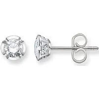 THOMAS SABO Damen-Ohrstecker 925 Silber mit Zirkonia in silber von THOMAS SABO