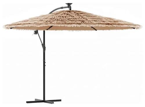 vidaXL Sonnenschirm mit Stahlmast Braun 269x269x235 cm
