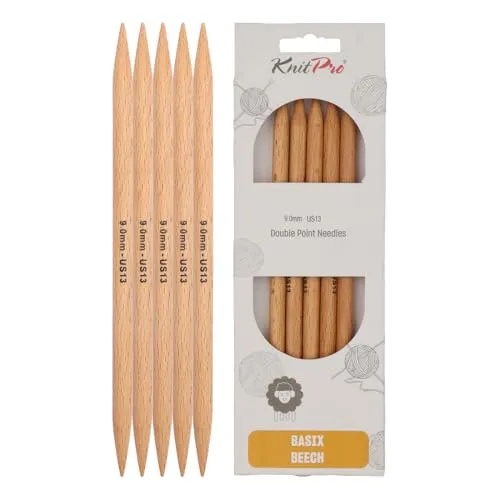 KnitPro Basix Beech Nadelspiele 8