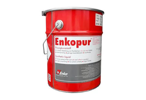 Enke Enkopur® Flüssigkunststoff 12,5kg - Universelle Abdichtung - Hochwertiger Flüssigkunststoff für zuverlässige Abdichtung in Dach, Keller und Garage. Extrem langlebig, UV-stabil und rissüberbrückend für nachhaltigen Schutz.