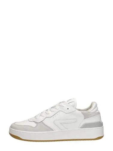 HUB Footwear M4706L6 Smash L68 Herren Sneaker - A47-White-Ice-Lt-Gum, Größe 42 EU - Stylische Herren Sneaker aus Leder mit flacher Gummisohle für optimalen Komfort und Alltagstauglichkeit.