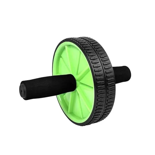 OcioDual Bauchroller Bauchmuskeltrainer, Bauchtrainer Roller, Sportgeräte Zuhause, Bauch Trainingsgerät, Abdominal Wheel, Core, Bauchroller mit Griff, AB Wheel, Grün