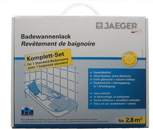 Fliesen & Badewannen Lack reinweiß von Jaeger