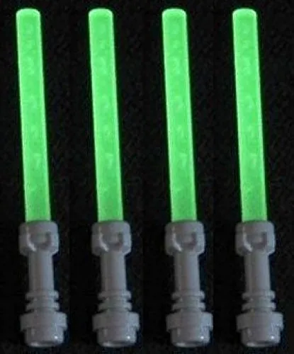 Produktbild Lego Lightsaber Lot of 4: Glow-in-the-Dark Lightsabers with Hilts by LEGO