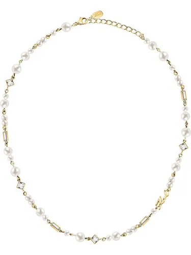 Karl Lagerfeld Kette Pearl KLAYR17 aus Edelstahl mit Perle - Elegante Karl Lagerfeld Kette Pearl KLAYR17 aus hochwertigem Edelstahl, verziert mit einer edlen Perle. Ideal für stilvolle Akzente im Alltag.