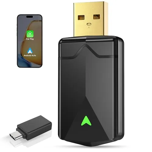 ZOUHOE Carplay Wireless Adapter – Kabelloser Adapter für Android Auto & Apple CarPlay
