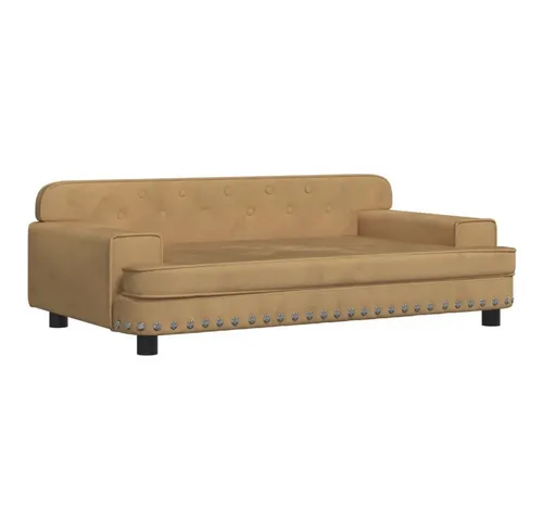 vidaXL Kindersofa für Kinder - Gemütliches Minisofa mit runden Kanten - Sofas fürs Kinderzimmer: Dieses Kindersofa bietet mit seinem weichen Samtbezug und der stabilen Kiefernholzkonstruktion einen sicheren und komfortablen Rückzugsort für dein Kind.