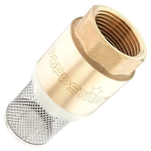 Poppstar Fußventil mit Rückschlagventil 1