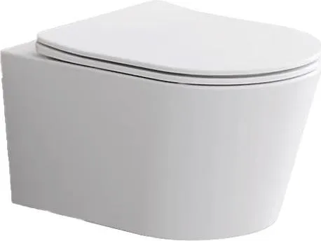 Beitz & Walz AqvaCeramica WC Wand Tiefspüler spülrandlos 530 x 360 mm