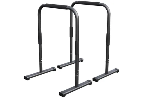 GORILLA SPORTS Griff Dip Barren, 2er Set 68x45x94cm, bis 200kg, rutschfest, Stahl, Farbwahl