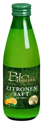 Rinatura Zitronensaft Bio 250 ml Flasche Vegan von Rinatura
