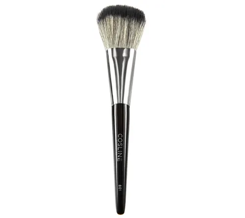 Cosline Cosmetics Puderpinsel - Fluffig und Weich für Perfektes Make-up - Make-Up-Pinsel für gleichmäßiges und natürliches Finish, ideal für Puder, Blush und Bronzer. Hergestellt aus hochwertigem Ziegenhaar, langlebig und hautfreundlich.