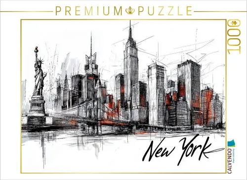 CALVENDO Puzzle New York | 1000 Teile Lege-Größe 64x48cm Foto-Puzzle für glückliche Stunden