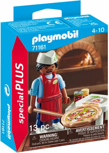 Playmobil Special PLUS Pizza Maker 71161 - 13-teiliges Spielset für kreative junge Köche, fördert Feinmotorik und Rollenspiel ab 4 Jahren