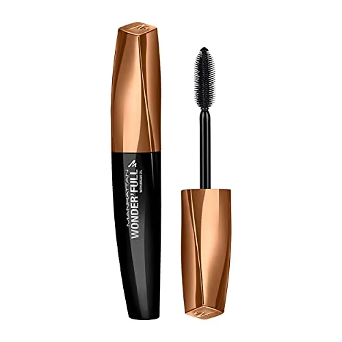 Manhattan Wonder’Full Mascara, Fb. 002 Black Brown, Wimperntusche in Schwarzbraun für einen natürlichen Look, 11 ml
