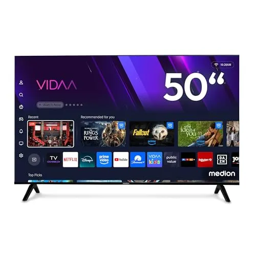 Medion® MD850301 50 Zoll 4K Ultra HD Smart-TV von MEDION