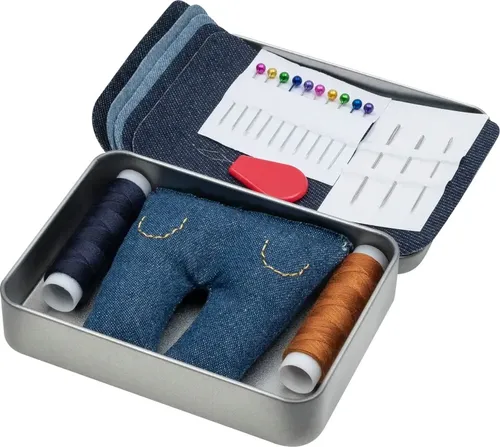 Produktbild Prym Jeans Reparaturset 9x8 cm Flicken zum Aufbügeln für Denim Hosenreparatur