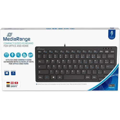 Mediarange Mros112 Tastatur schwarz