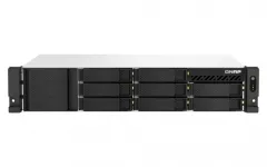 QNAP TS-864eU-RP - 8-Schächte NAS-Server, einbaufähig mit 2U Rack-Design und vielseitigem RAID-Support