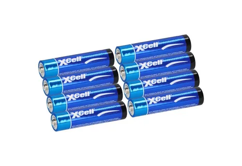XCell 8x XCell LR03 Micro Super Alkaline Batterie AAA 2x 4er Folie Batterie
