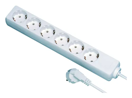 REV Ritter Tischsteckdose SKS 1,4 m 6-fach weiss - 912362