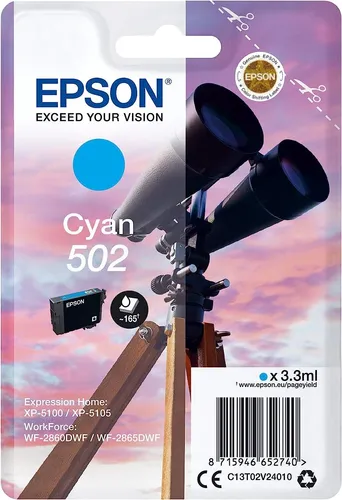 Original Epson C13T 02V24010 502 Tintenpatrone cyan von Epson