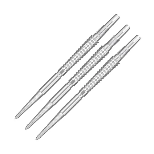 Target Darts Swiss Point Storm Dartspitzen, LNC (3er Pack Spitzen) 26MM - Silber | Wechsel Dartspitzen, Swiss Stormspitzen, Profi Dart Zubehör