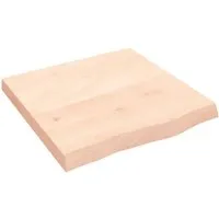 Produktbild vidaXL Wandregal 60x60 cm aus massivem Eichenholz