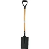 PROREGAL Spaten Flachoberteil mit Holzgriff D - Hochwertiger Flachspaten mit ergonomischem Holzgriff für komfortables Arbeiten im Garten. Ideal für präzise Erdarbeiten und vielseitig einsetzbar. Jetzt entdecken!