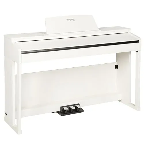 Fame DP-3000 E-Piano - Digital Piano mit 88 anschlagdynamischen Tasten, 20 Orchesterklängen und 128-facher Polyphonie - ideal für Einsteiger und Profis in jedem Raum.