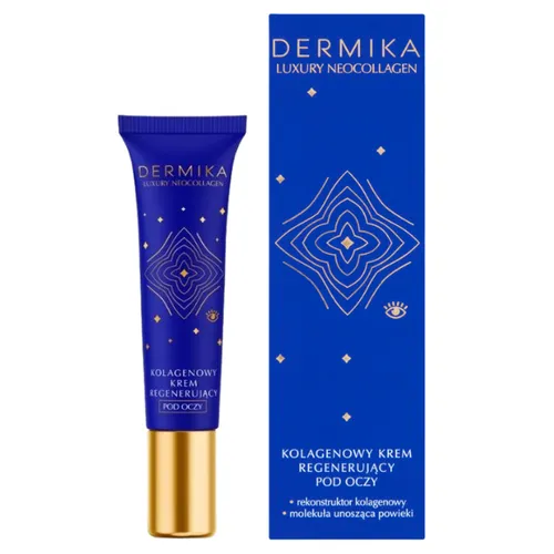 Dermika Luxury Neocollagen kolagenowy krem regenerujący pod oczy 15 ml