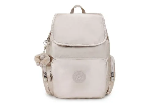 Kipling Basic Plus City Zip Rucksack S 33.5 cm beige - Stylischer Kipling Rucksack S mit praktischem Reißverschluss, ideal für den täglichen Gebrauch und mit viel Stauraum für Ihre Essentials.