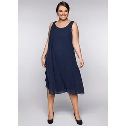 sheego Chiffonkleid 333119_50 – Elegantes A-Linien Kleid von sheego