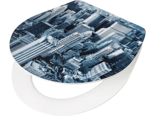 Duroplast Toilettensitz Toilettendeckel Absenkautomatik WC Sitz Klodeckel Kailua