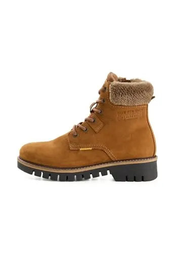 camel active Damen Lederschuh mit Seitenzipper Orange - Eleganter Lederschuh mit seitlichem Reißverschluss für einfaches An- und Ausziehen. Ideal für kühle Tage dank warmem Futter und leichter Sohle für hohen Tragekomfort. Perfekt für den Alltag!