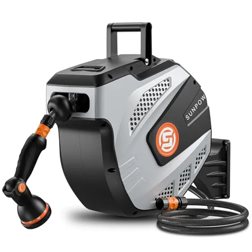SUNPOW Wand Schlauchbox RollUp 25 M