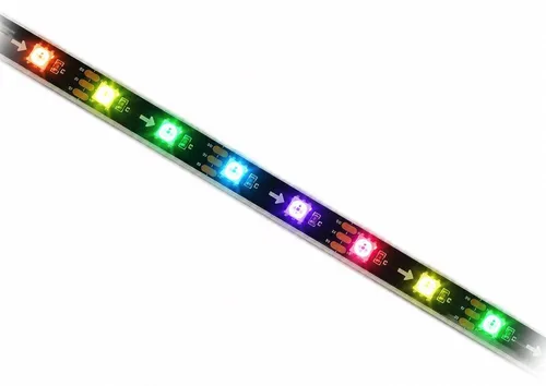 Digitaler LED RGB NeoPixel Stripe, WS2812B, 15 LEDs, adressierbar, IP65, 50 cm, 5V, selbstklebend