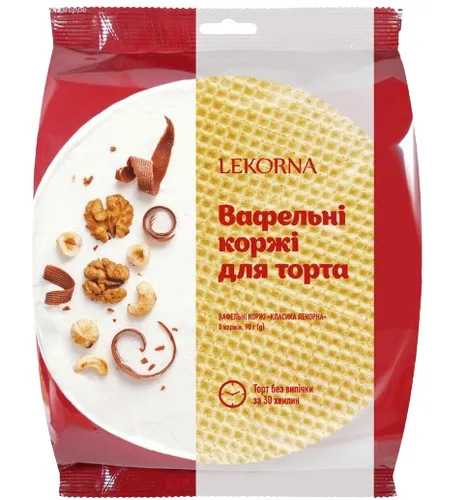 Tortenböden - Waffelblätter  90g Lekorna