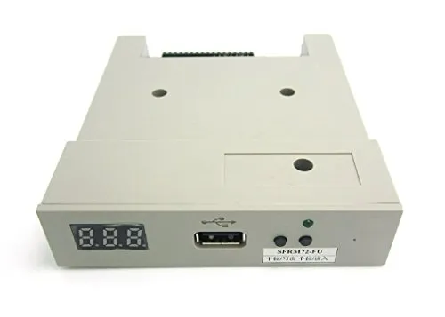 NAMVO sfrm72-fu – Externes Diskettenlaufwerk Emulator mit USB, Weiß